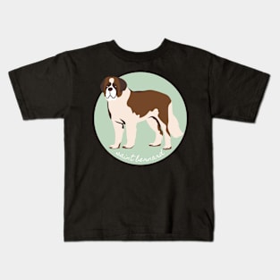 Saint Bernard Lover Gift Dog Breed Pet Lover Puppy Kids T-Shirt